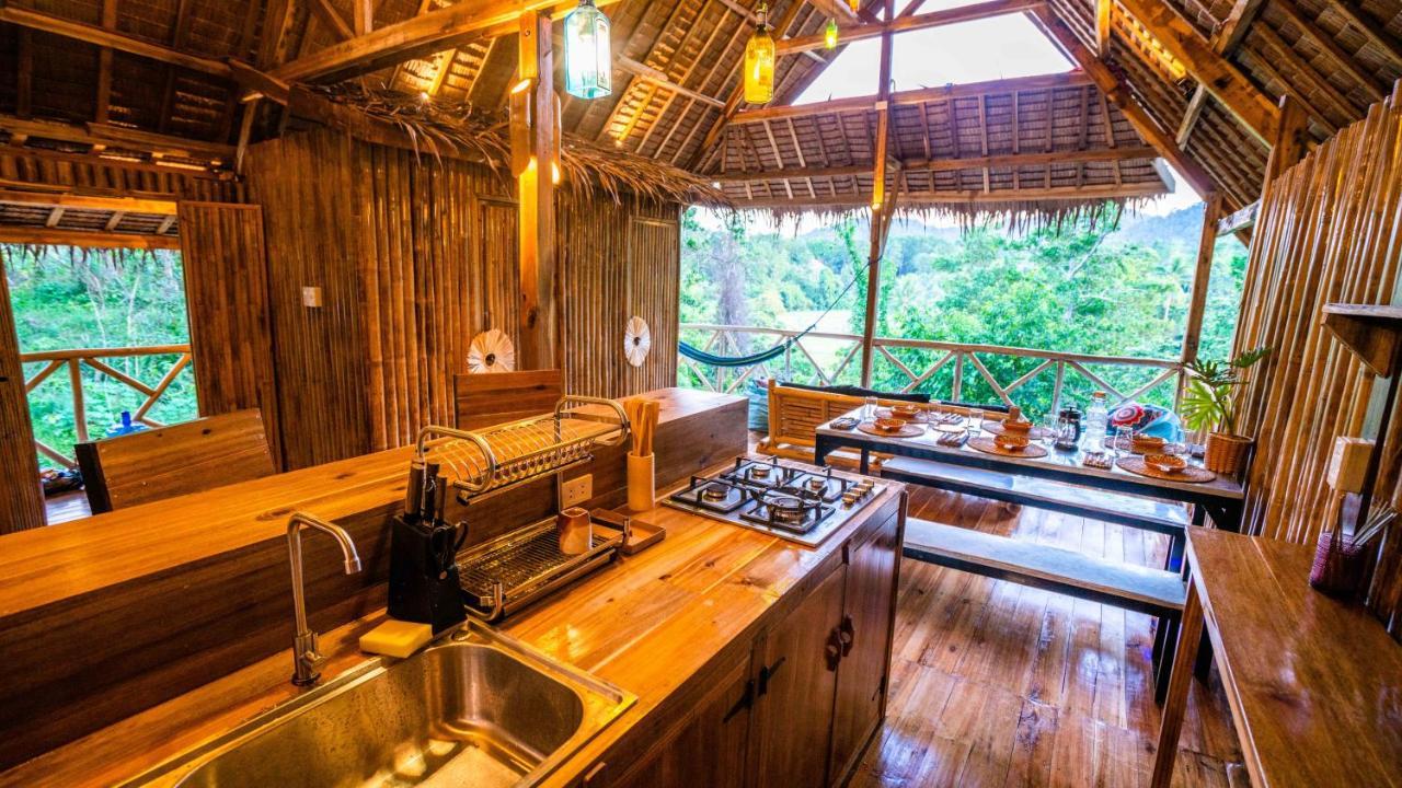 Barya Lang Villa- Native Villa With Jeepney Room El Nido Exteriör bild